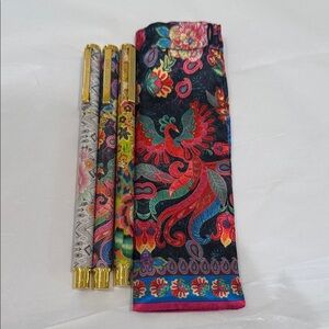 Johnny Was Multicolor Pen Set with Case